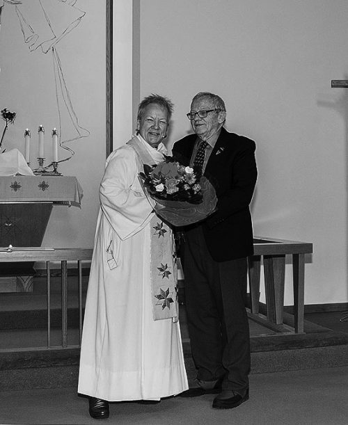 Prāveste emerita Ilze Kuplēna–Ewart 35 gadu ordinācijas jubilejā